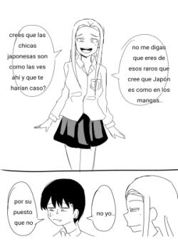 La extranjera que me molesta está enamorada de mi